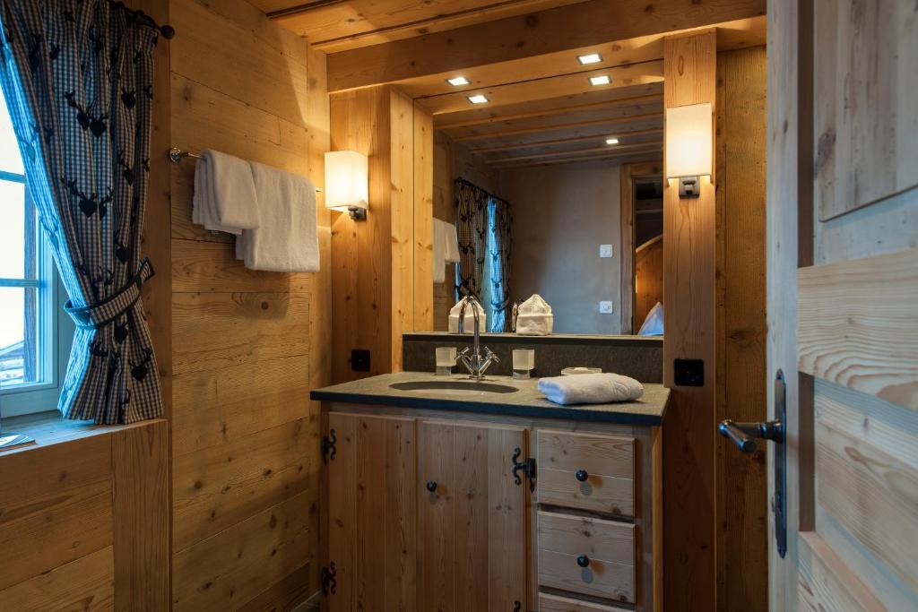 Chalet Berghof Sertig كلافادل الغرفة الصورة